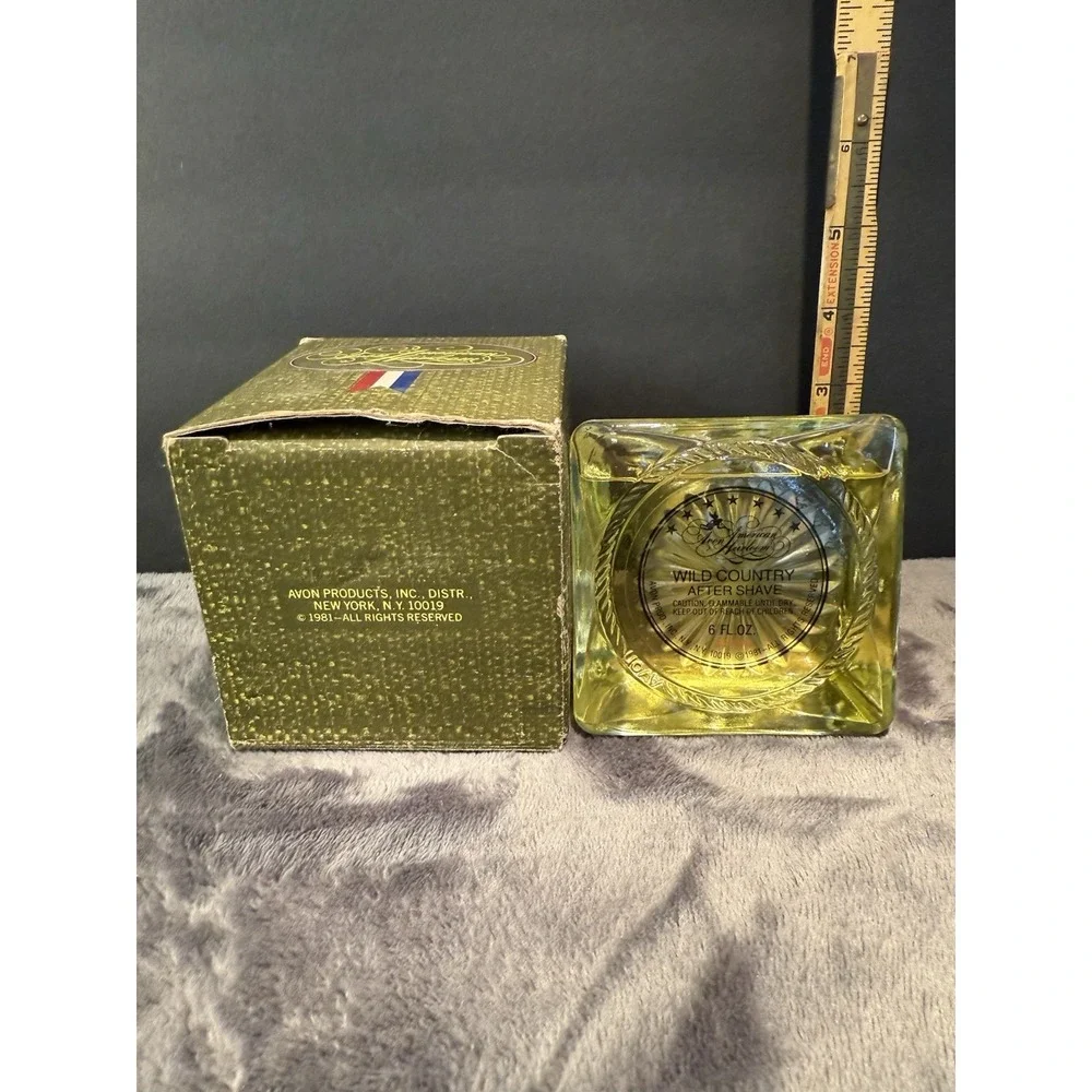 Vintage 1981 Avon Wild‎ Country For Men 6.0oz After Shave Splash As Photos